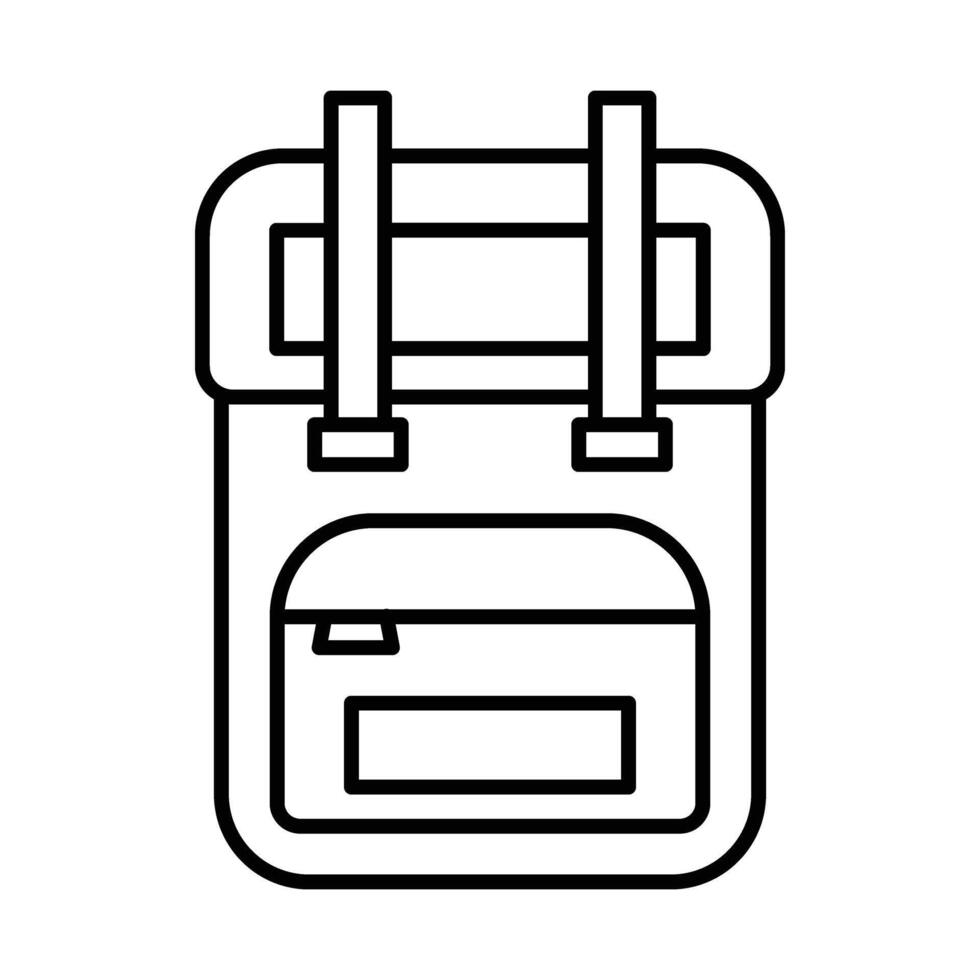 Backpack Icon Design vector