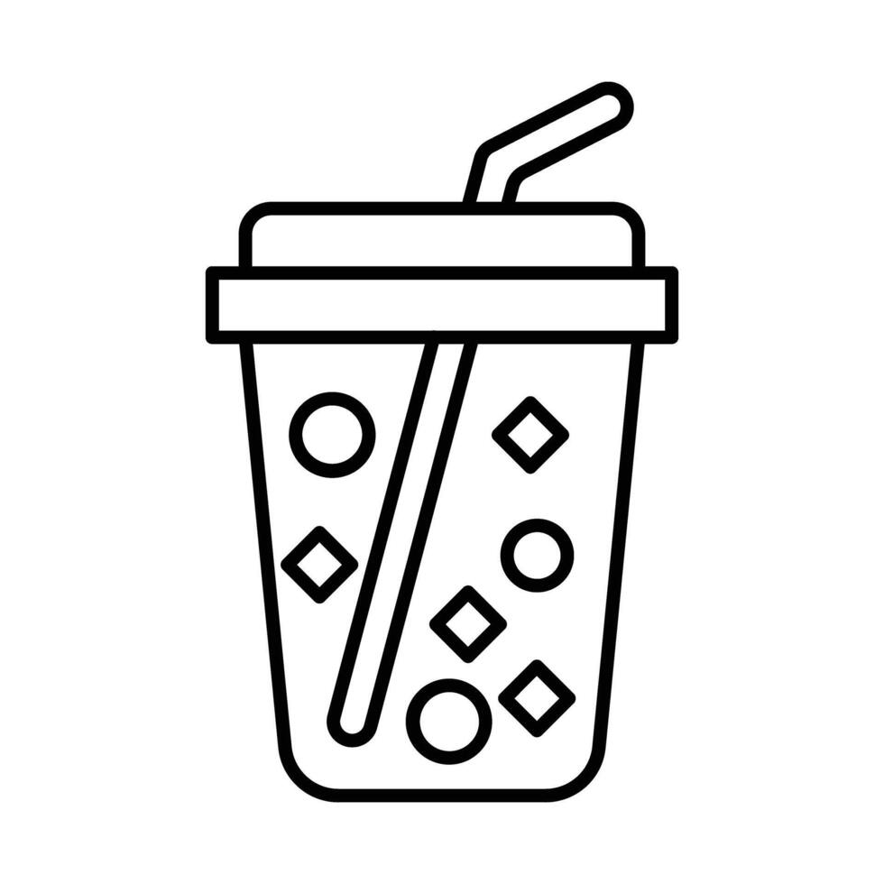 Milkshake Icon Design vector