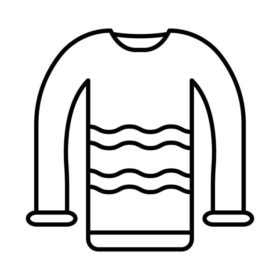 Ugly Sweater Icon Design vector