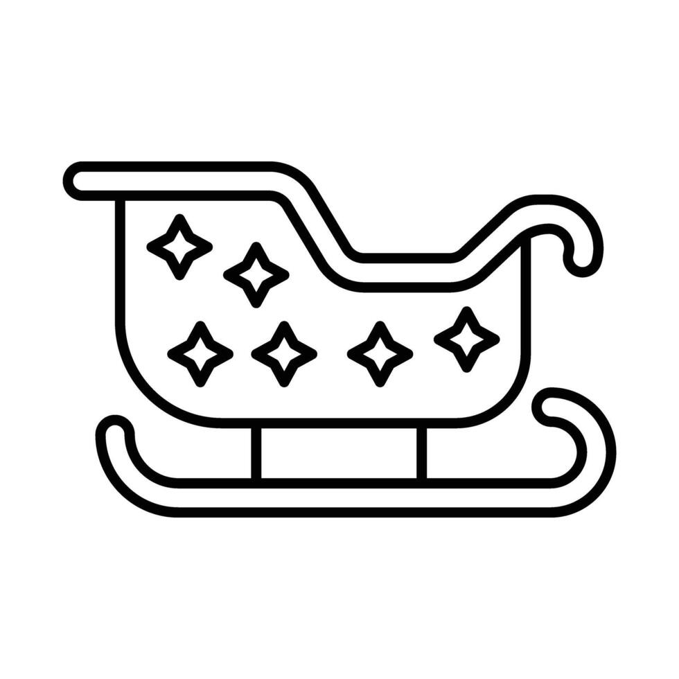 Sleigh Icon Design vector