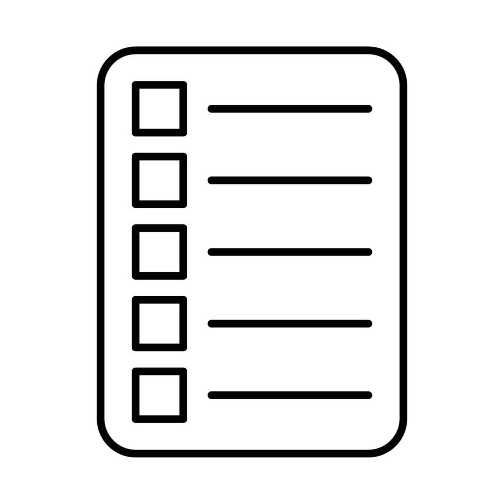 To do List Icon Design For Personal And Commercial Use. vector