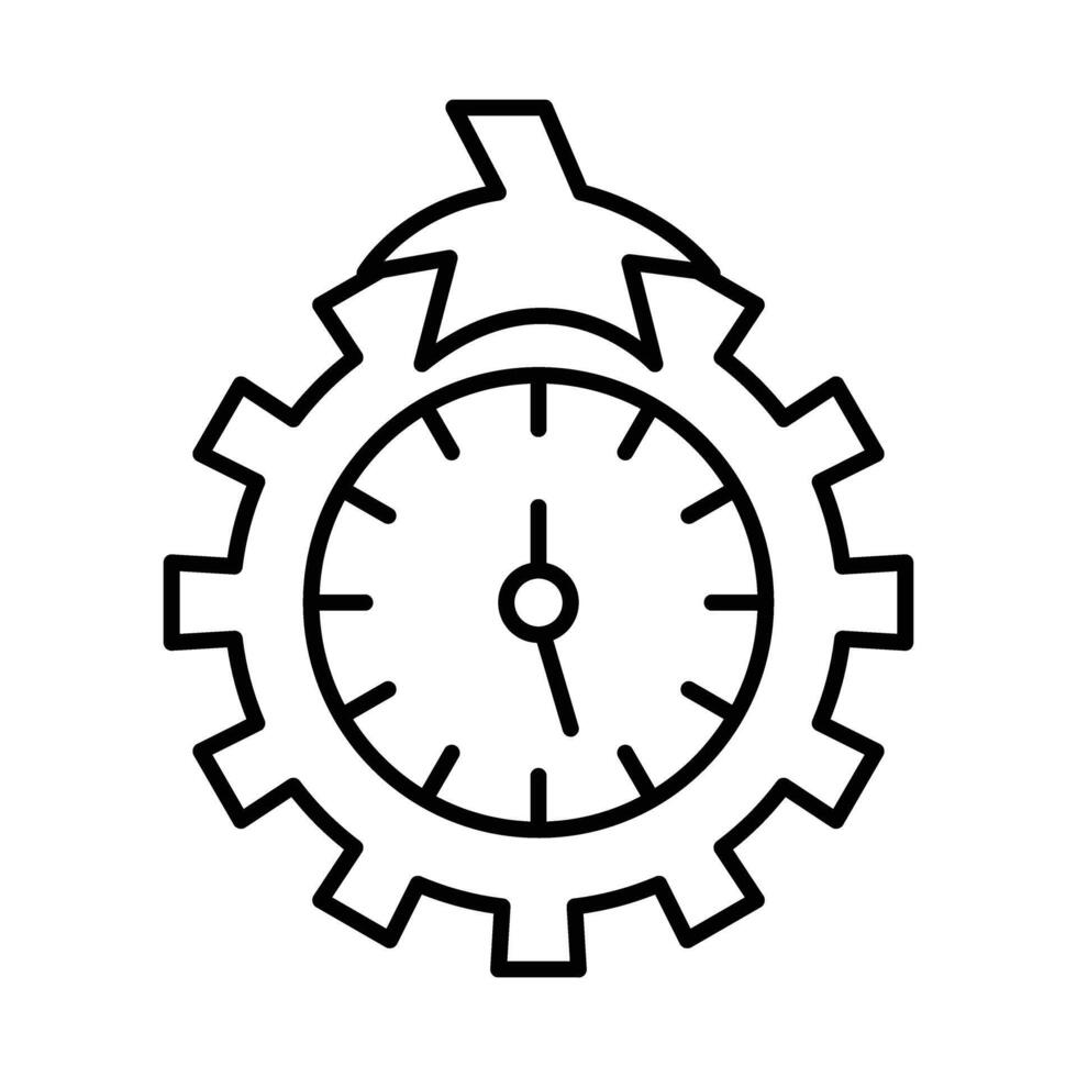 Pomodoro Technique Icon Design For Personal And Commercial Use. vector
