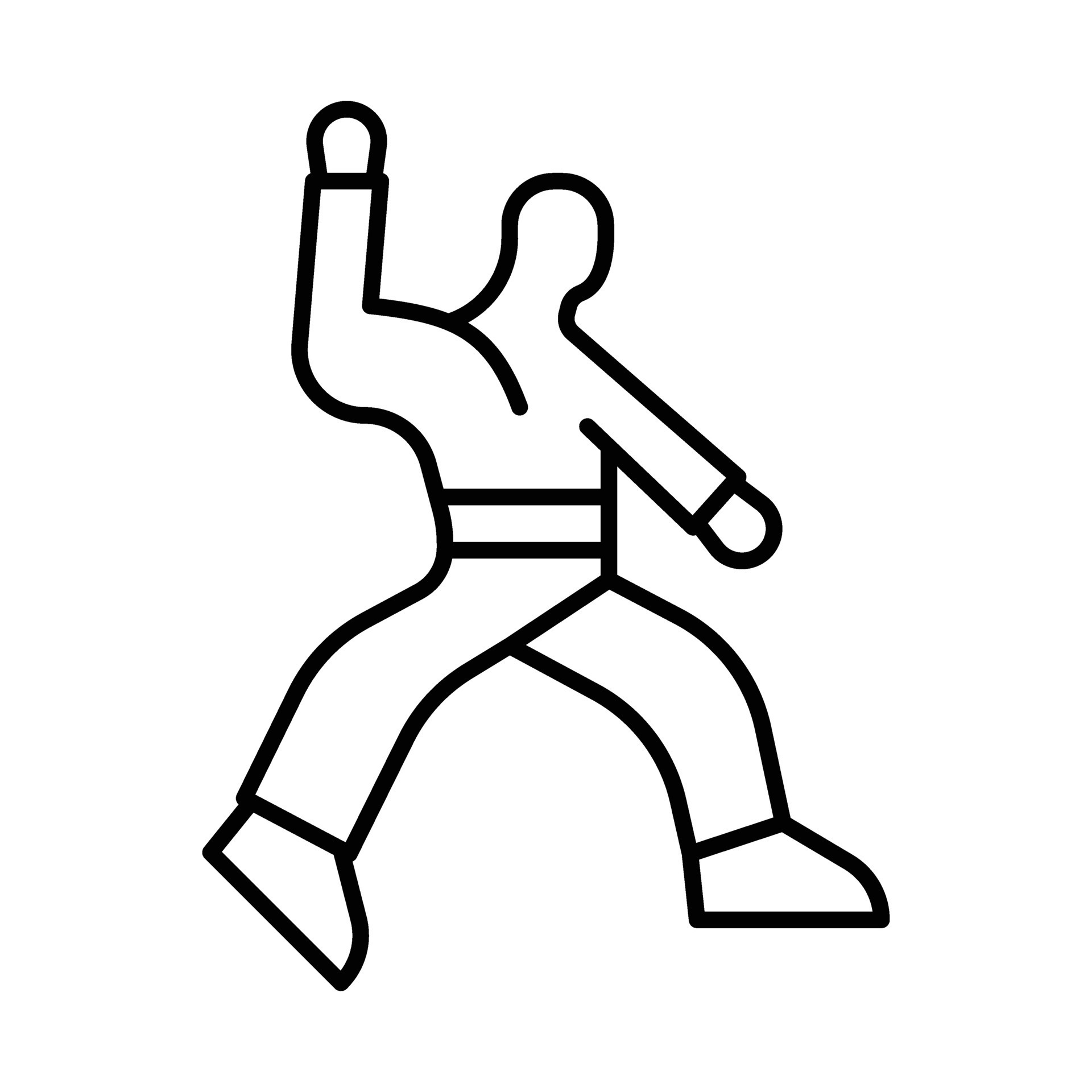 Martial Arts Icon Design For Personal And Commercial Use. 45853669 