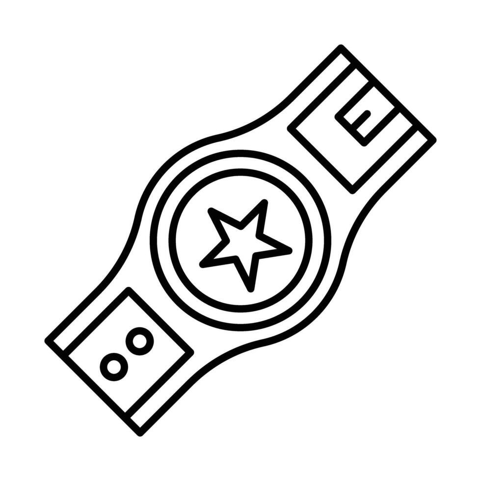 Champion Belt Icon Design For Personal And Commercial Use. vector