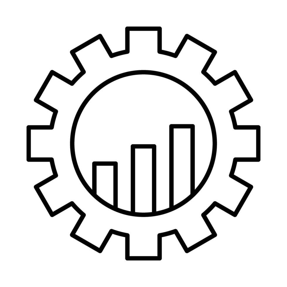 Capacity Line Icon vector