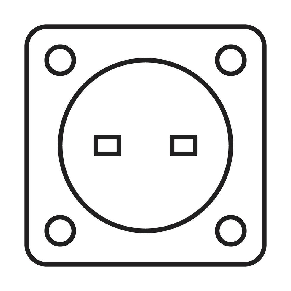 Socket Icon Design vector