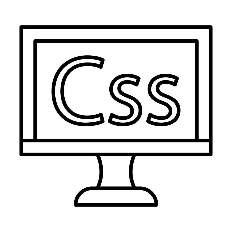 Css Icon Design vector