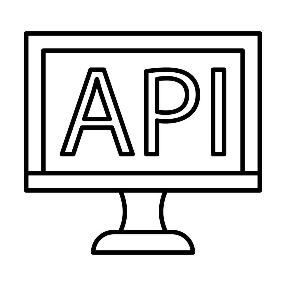 Api Icon Design 45854122 Vector Art at Vecteezy