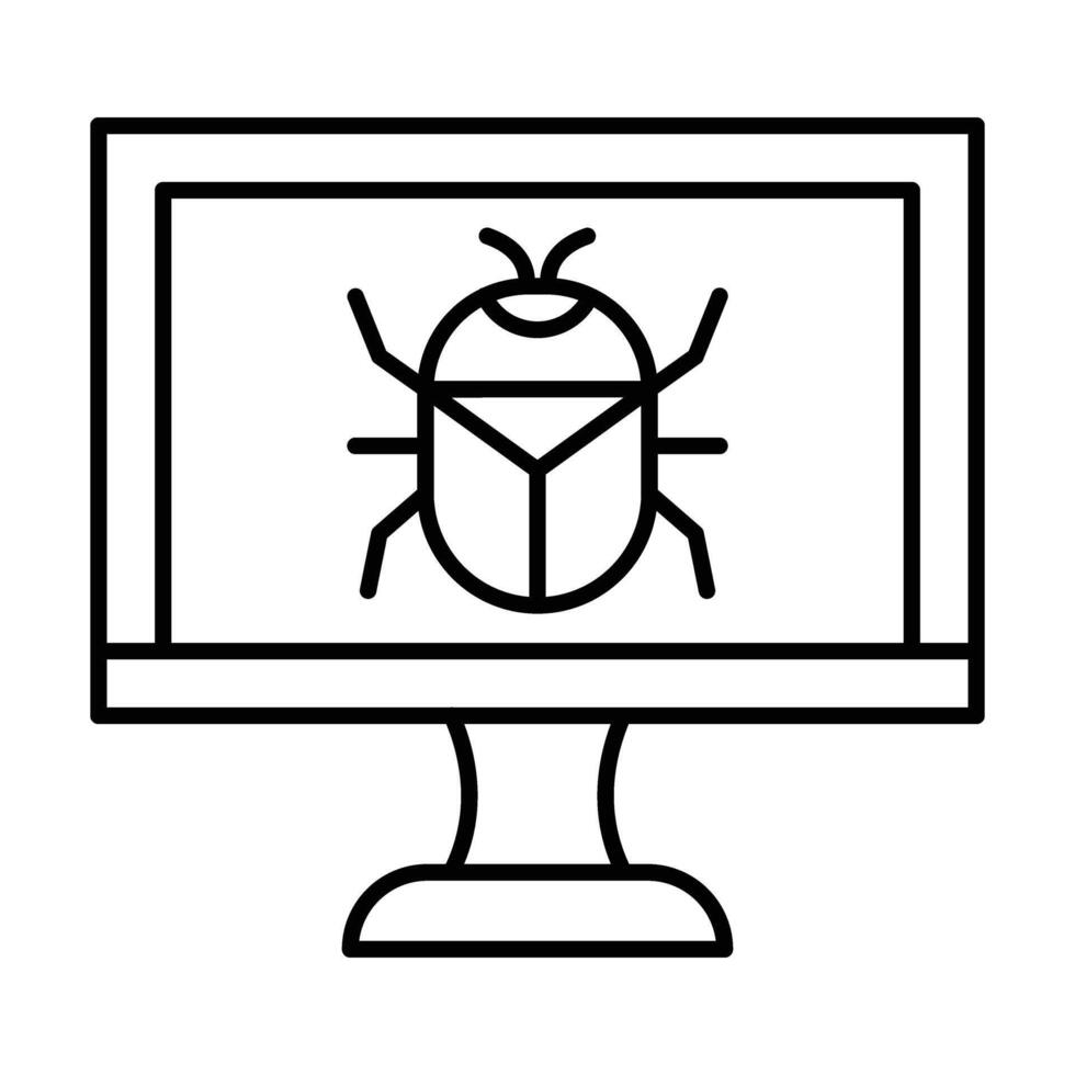 Bug Icon Design vector