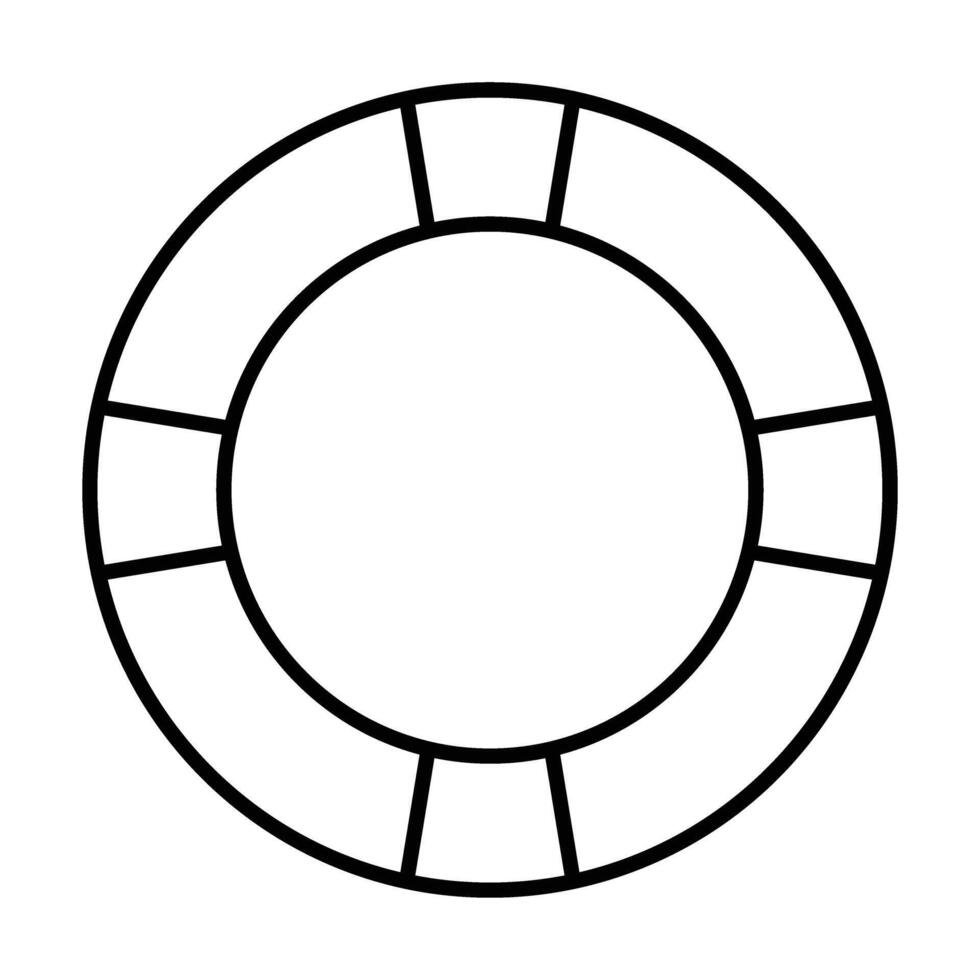 Life Saver Icon Design vector