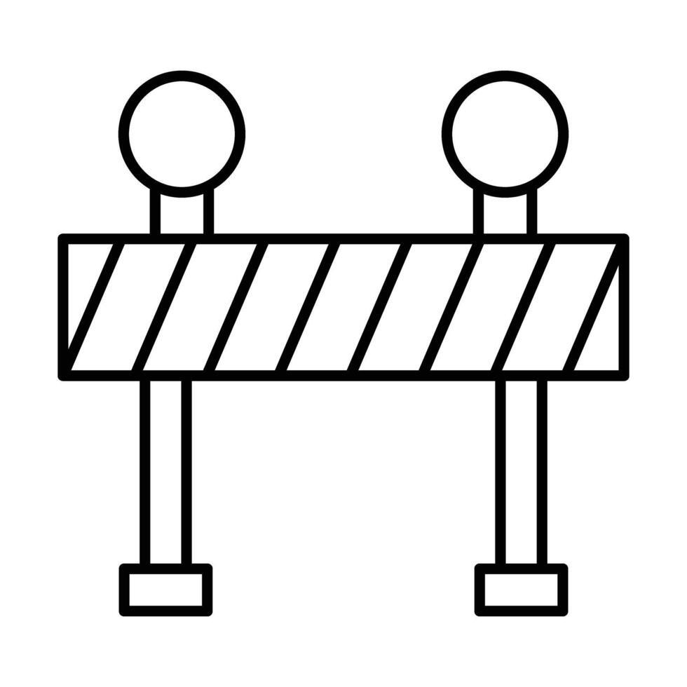 Road Block Icon Design vector