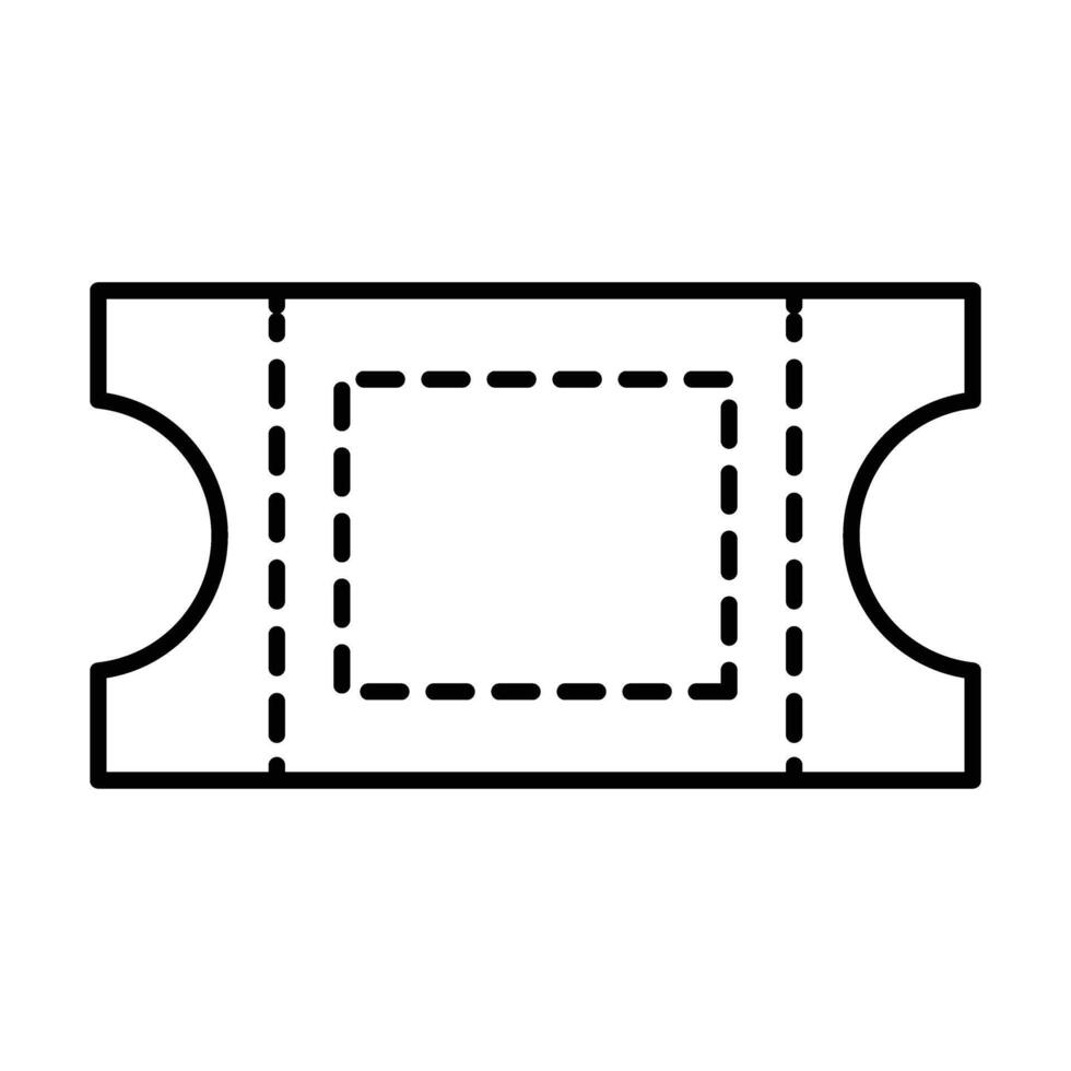 Ticket Icon Design vector