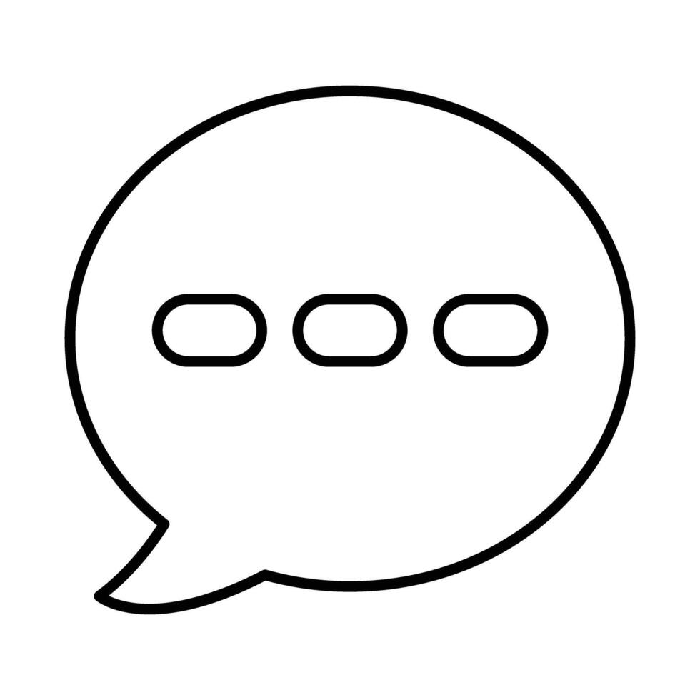 Typing Line Icon vector