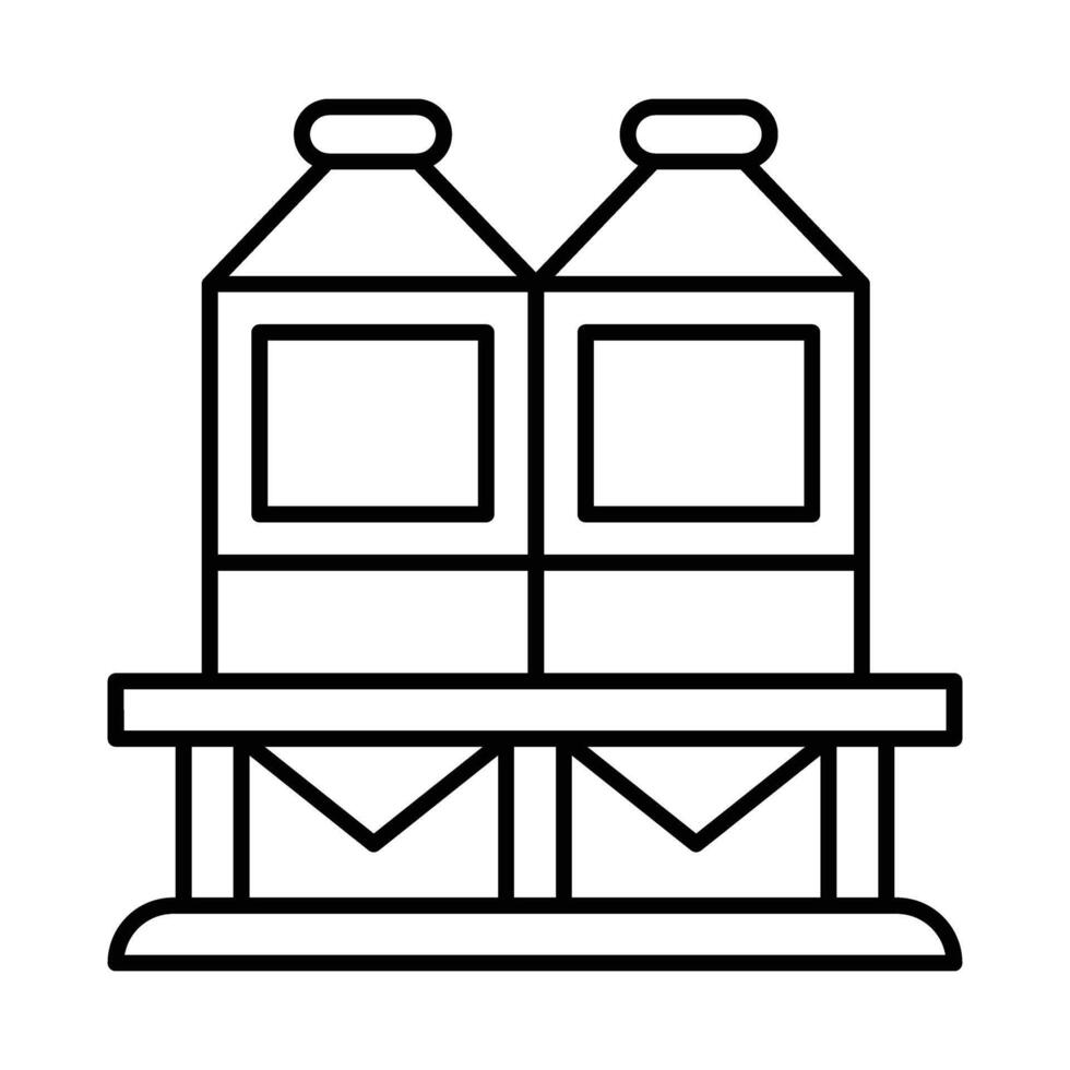 Silo Icon Design vector