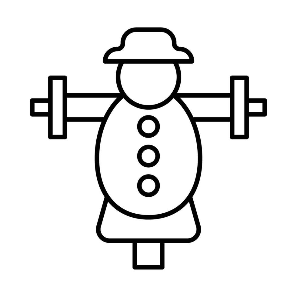Scarecrow Icon Design vector