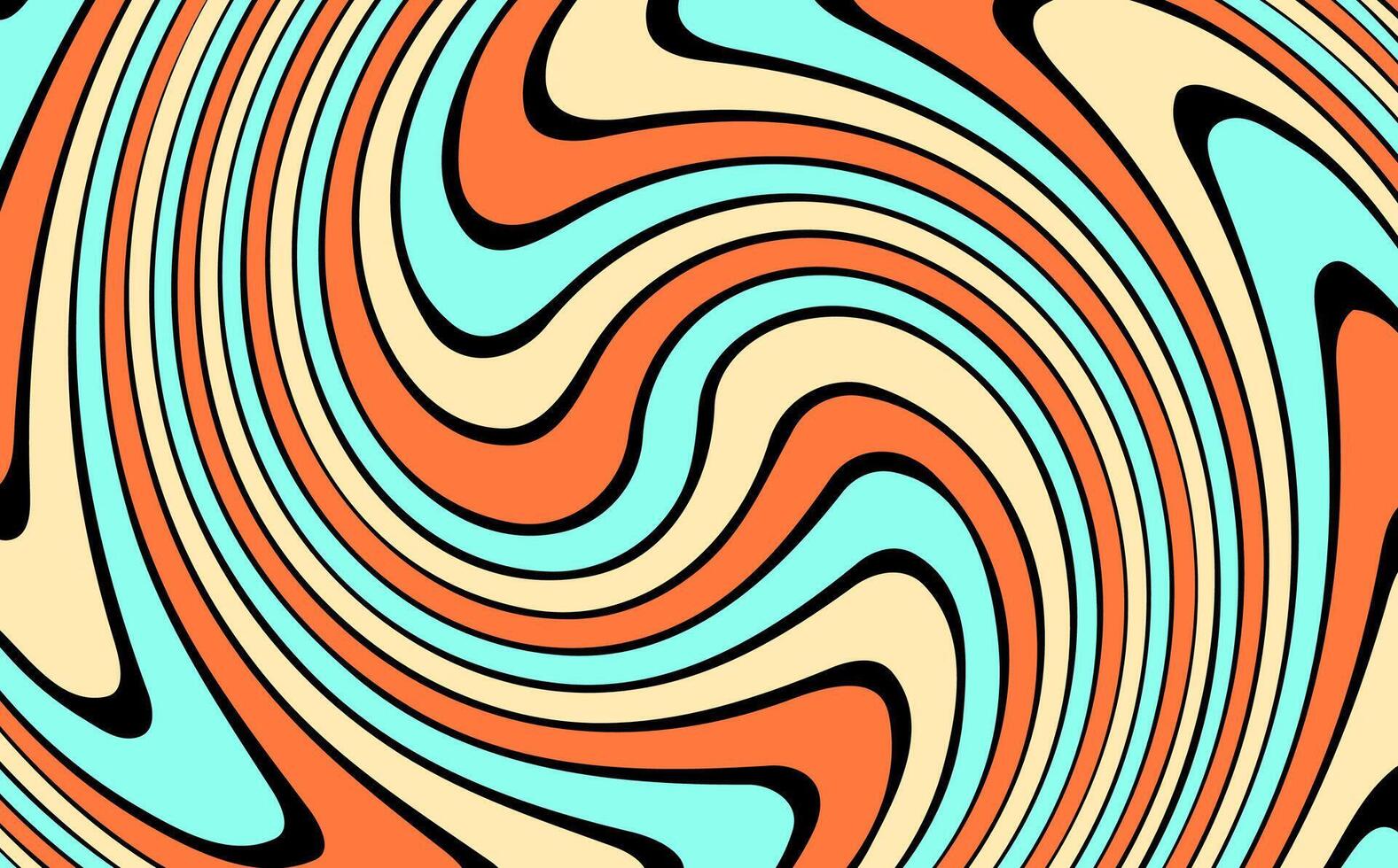 abstract colorful swirl wavy background design vector