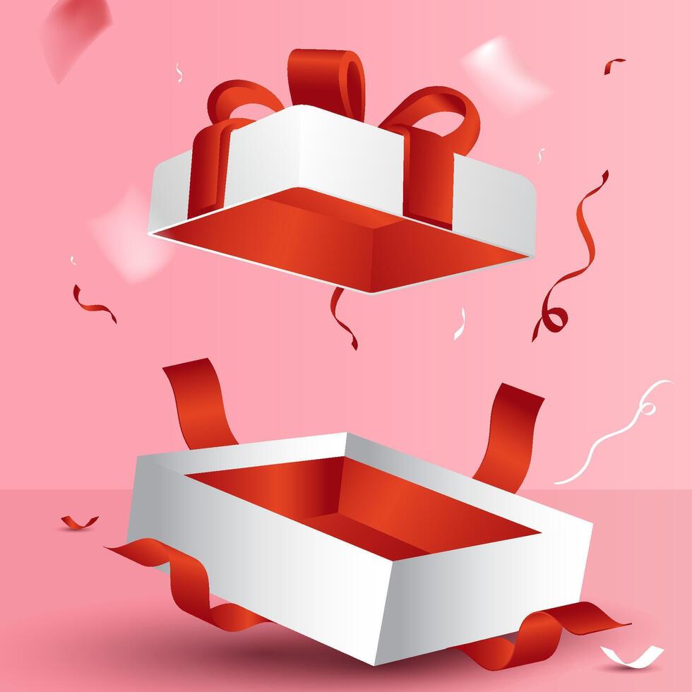 open gift box vector