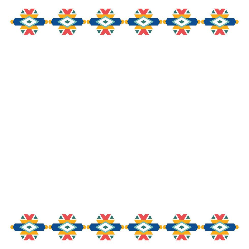 indigenous native frame design vector