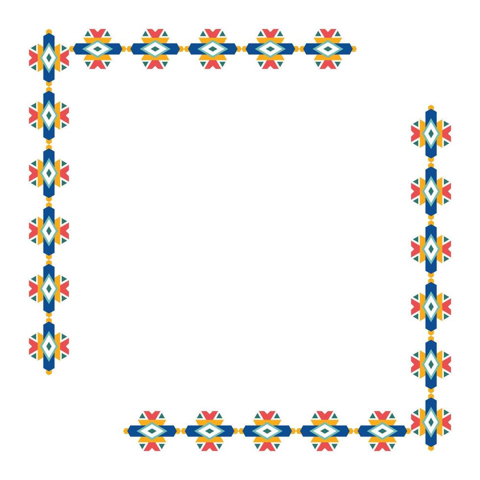 indigenous native frame design vector