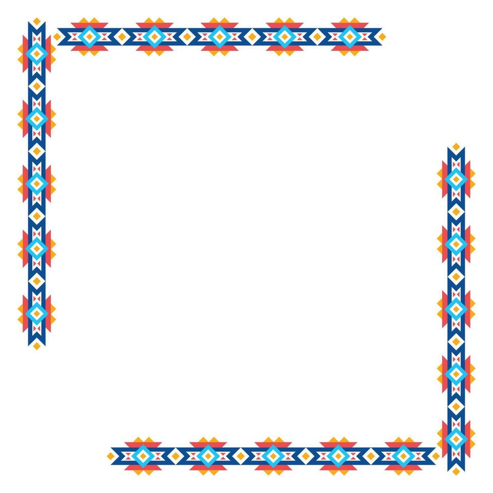 indigenous native frame design vector