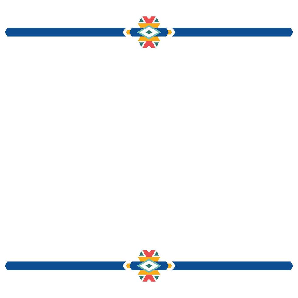 indigenous native frame design vector