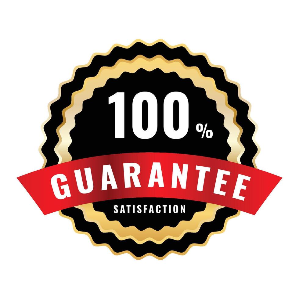 Guarantee Badge Design Element Collection vector