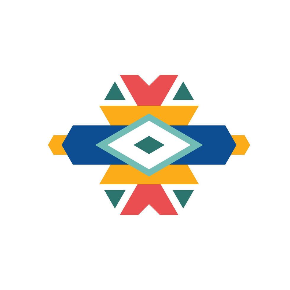 indigenous native frame design vector