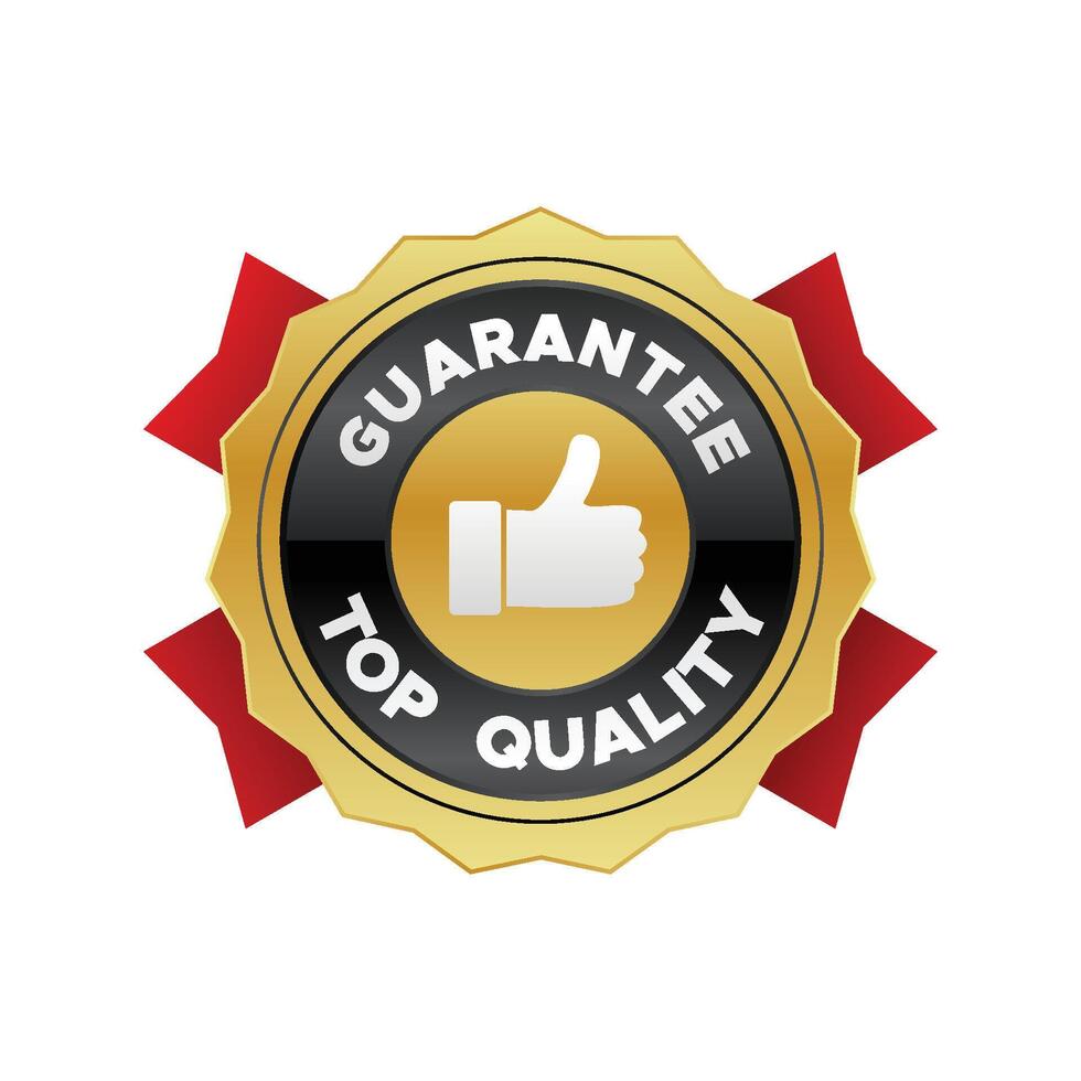Guarantee Badge Design Collection vector
