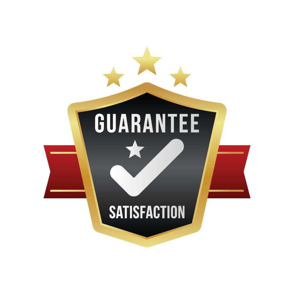Guarantee Badge Design Collection vector