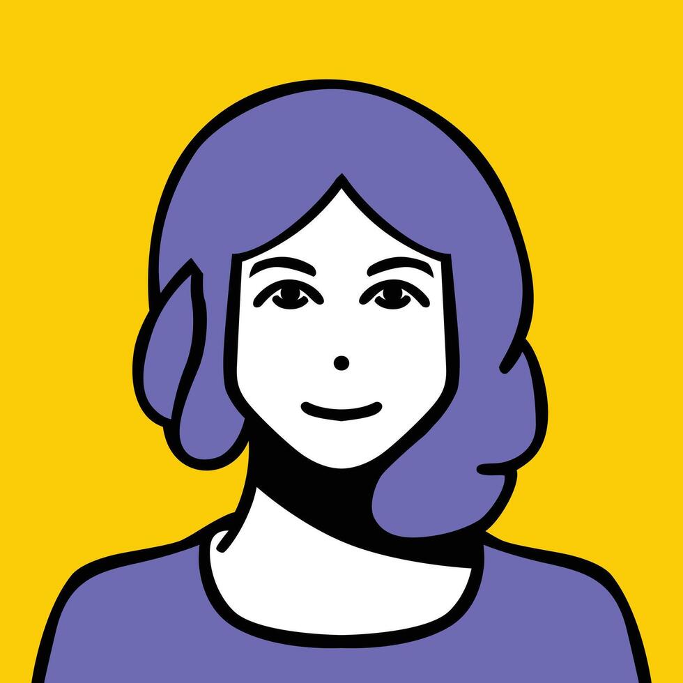 people portraits. Employee avatar, professional person profile picture and team persons user pic in frame Illustration of portrait face person, student and young employee vector