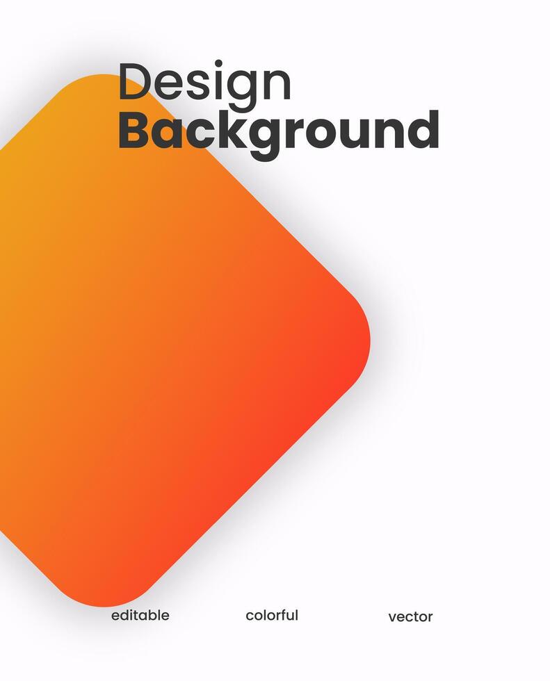 Simple colorful gradient background. Social media template illustration. vector