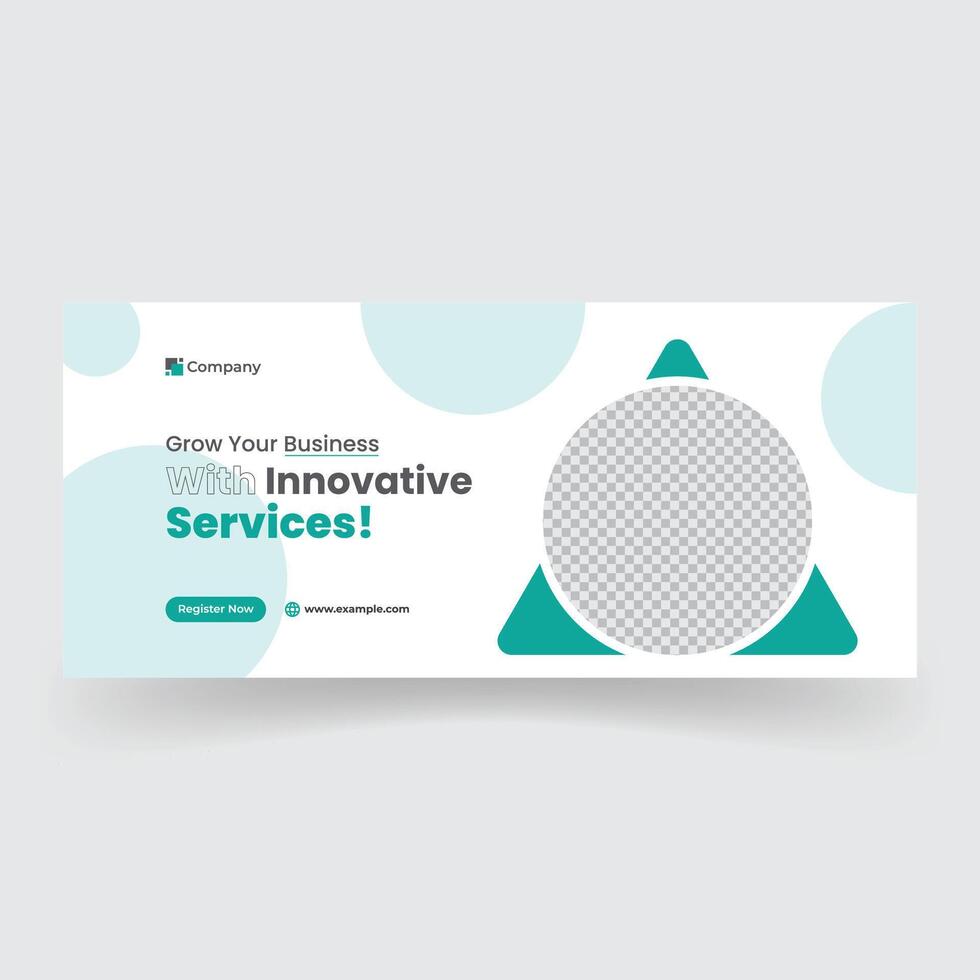 Digital Marketing Social Media Cover or Web Banner vector