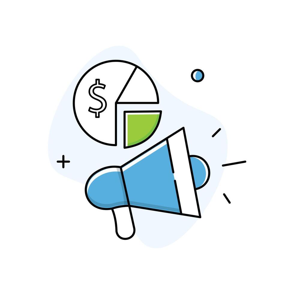 Ad Budget Maximization Optimized Ad Budget Management Icon Design vector