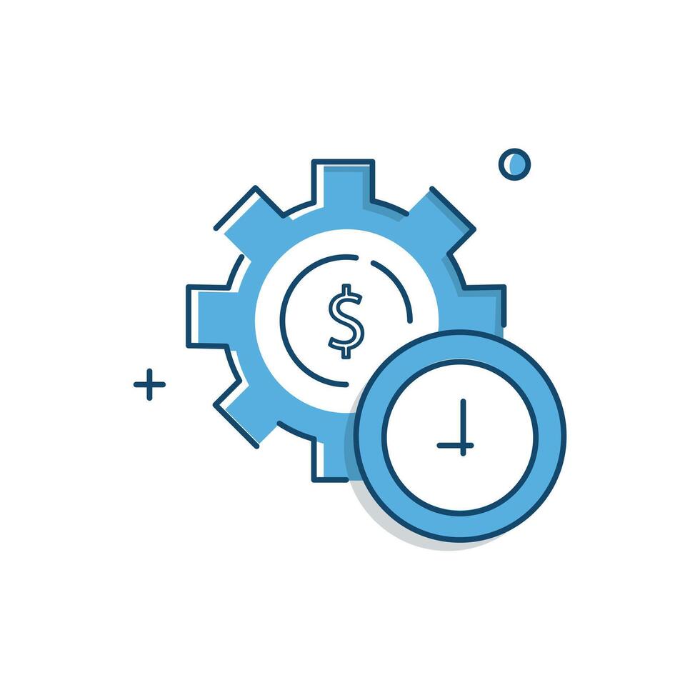 Real-Time Pricing Mechanism Dynamic Real Time Pricing Icon Design vector