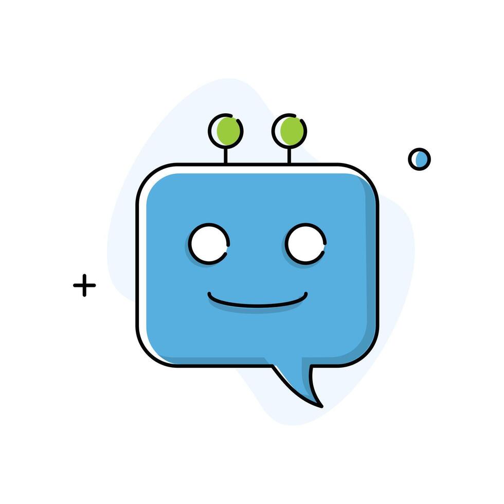 AI Chatbot Virtual Assistants Chatbot Technology Virtual Agents Icon Design vector