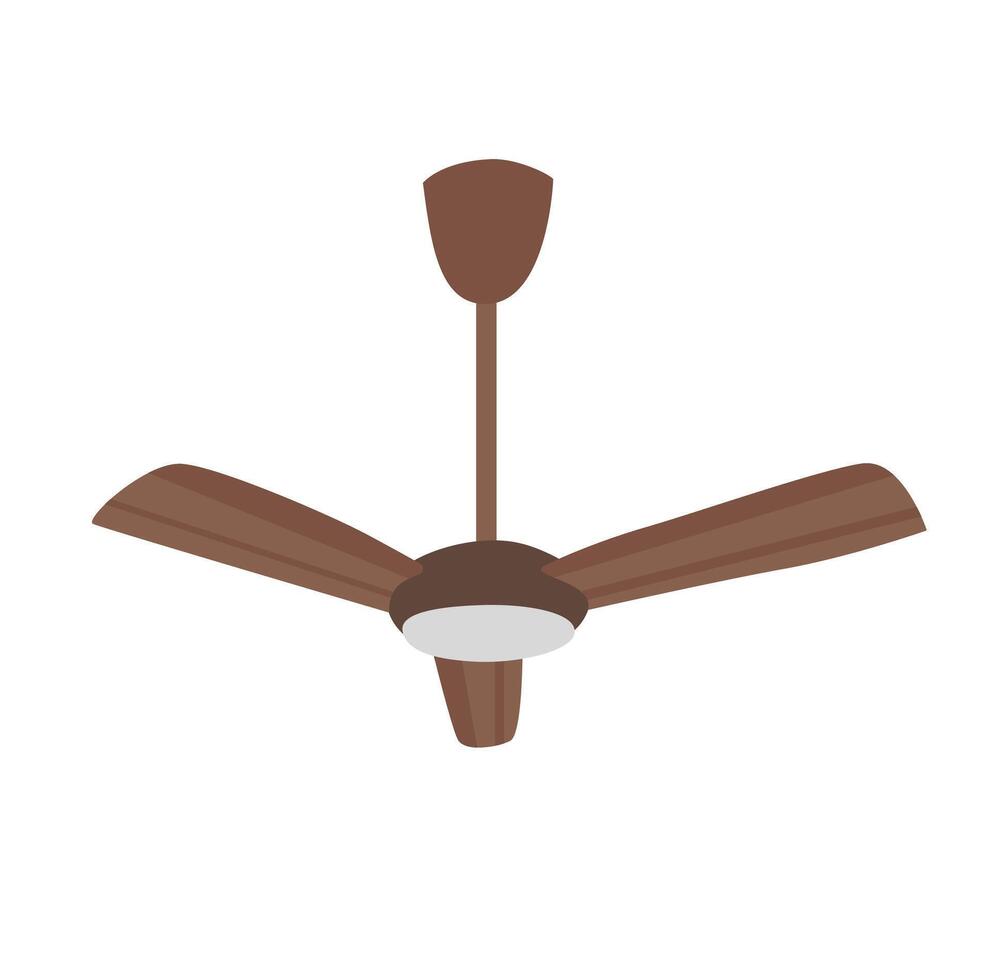 Ceiling fan . Flat in cartoon style isolated on white background. vector