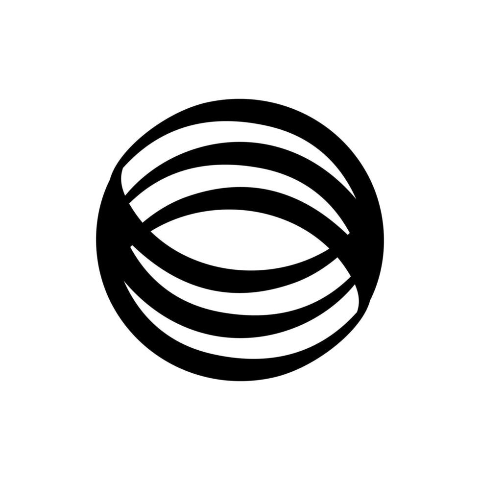 circle logo design vector