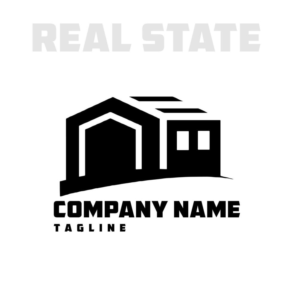 real estate logo design vector