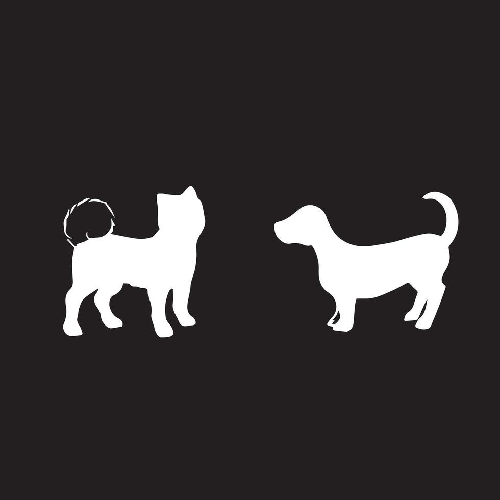 Dog art design vector