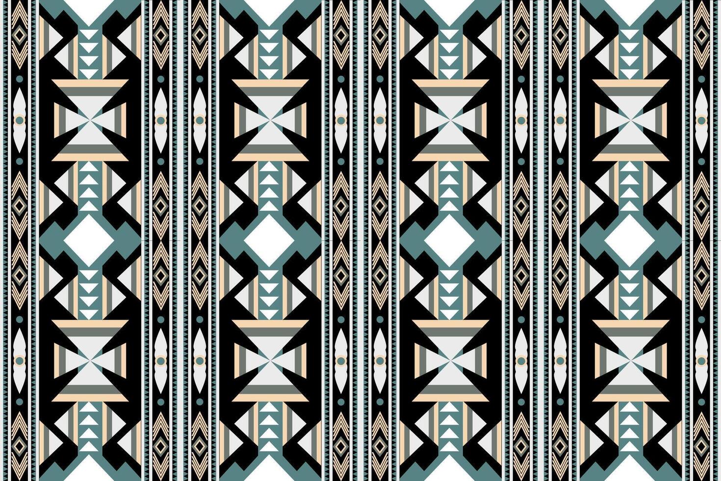 Motifs Ikat floral paisley embroidery floral.ikat ethnic oriental pattern traditional.Ikat embroidery style abstract embroidery design for texture,fabric,clothing,wrapping,decoration vector