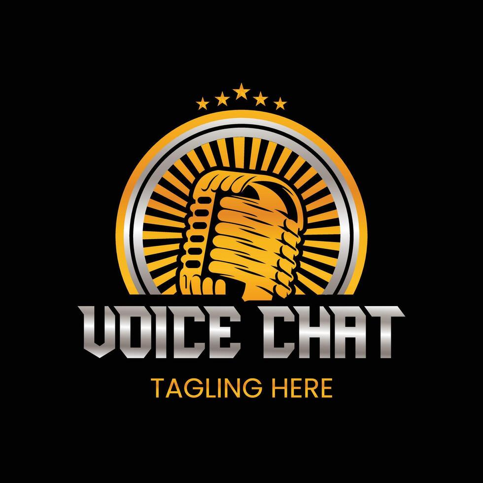 Audio, Music, Voice chat vector