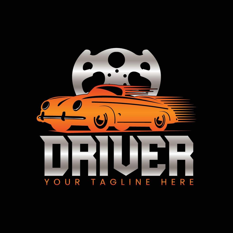 Car drive logo vector