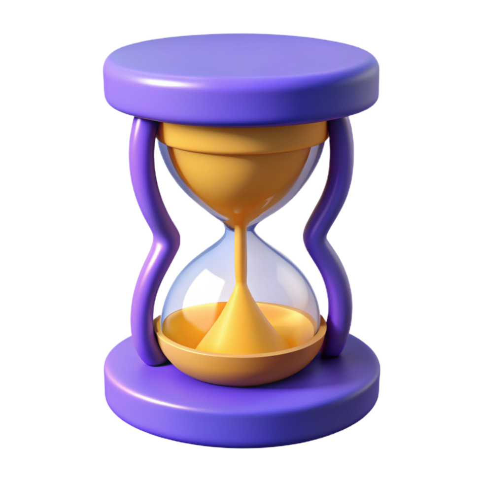 Hourglass Timer 3d png