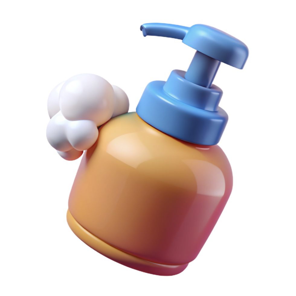Pump Soap Dispenser 3d Illustration png