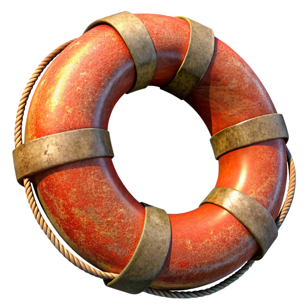 Lifebuoy Ring 3d Object png