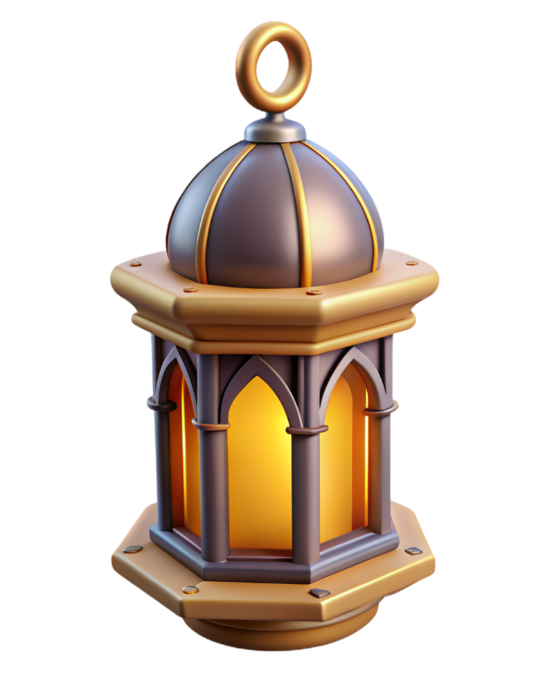 Arabic Lantern 3d Image png