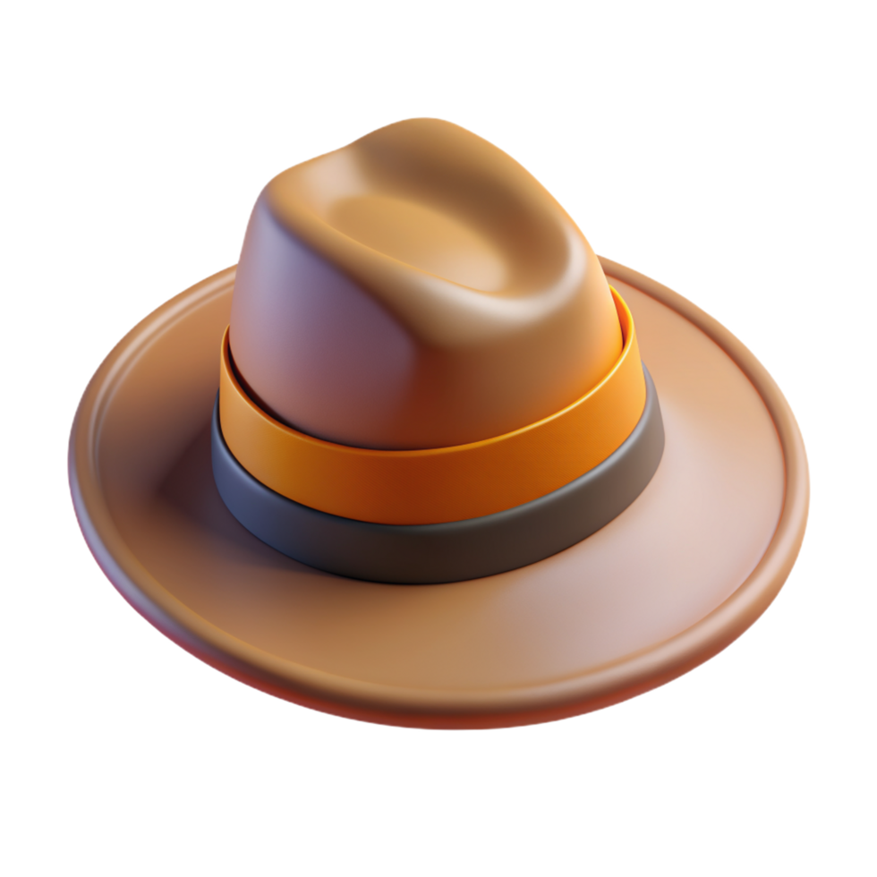 Fathers Hat 3d Style png