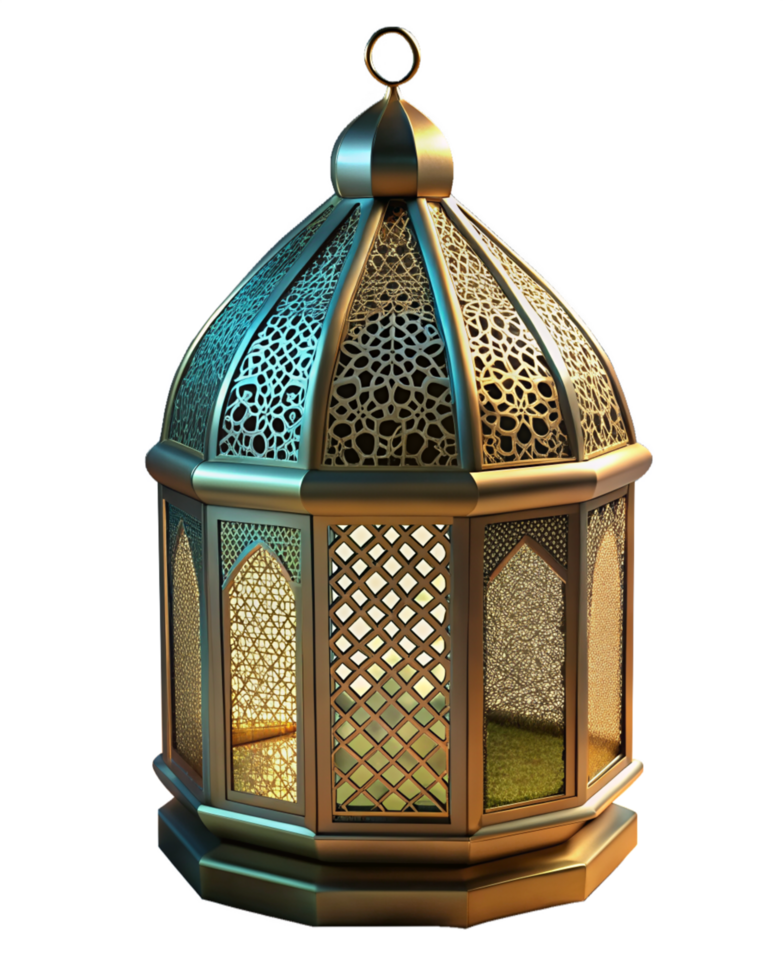 Islamic Lantern 3d Graphic png