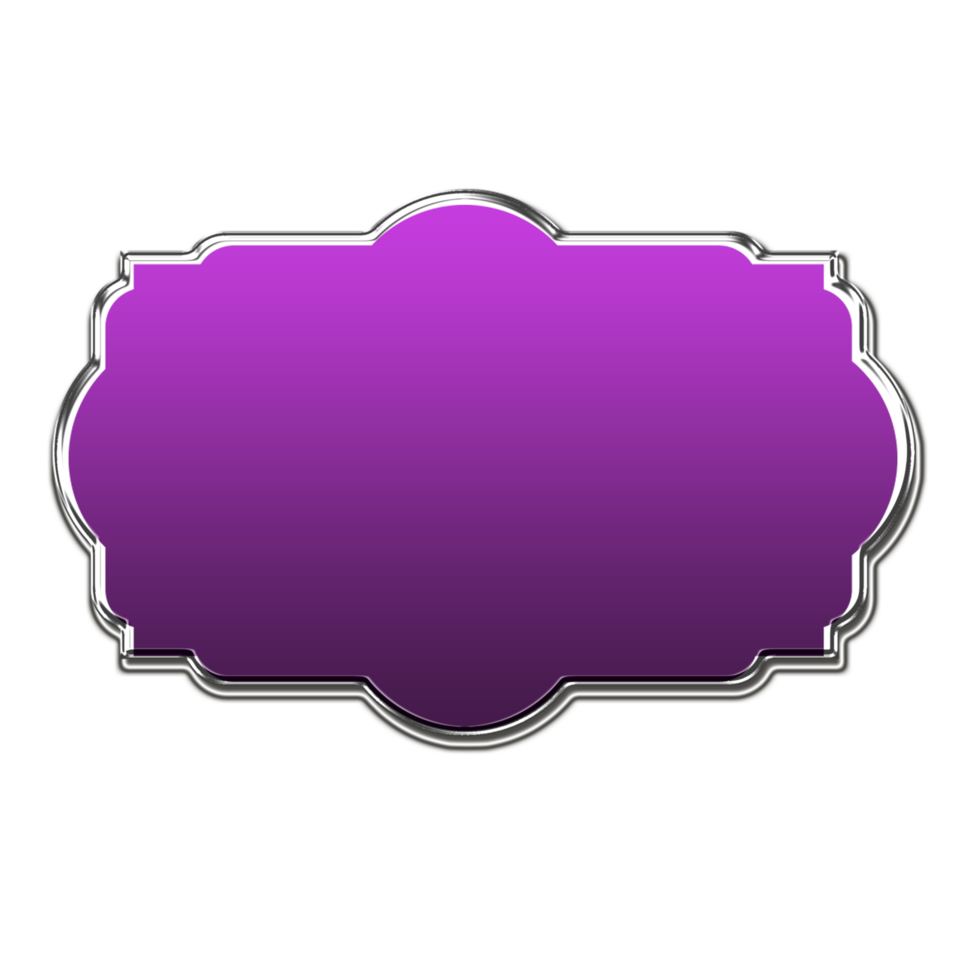 Islamic frame label banner title frame png