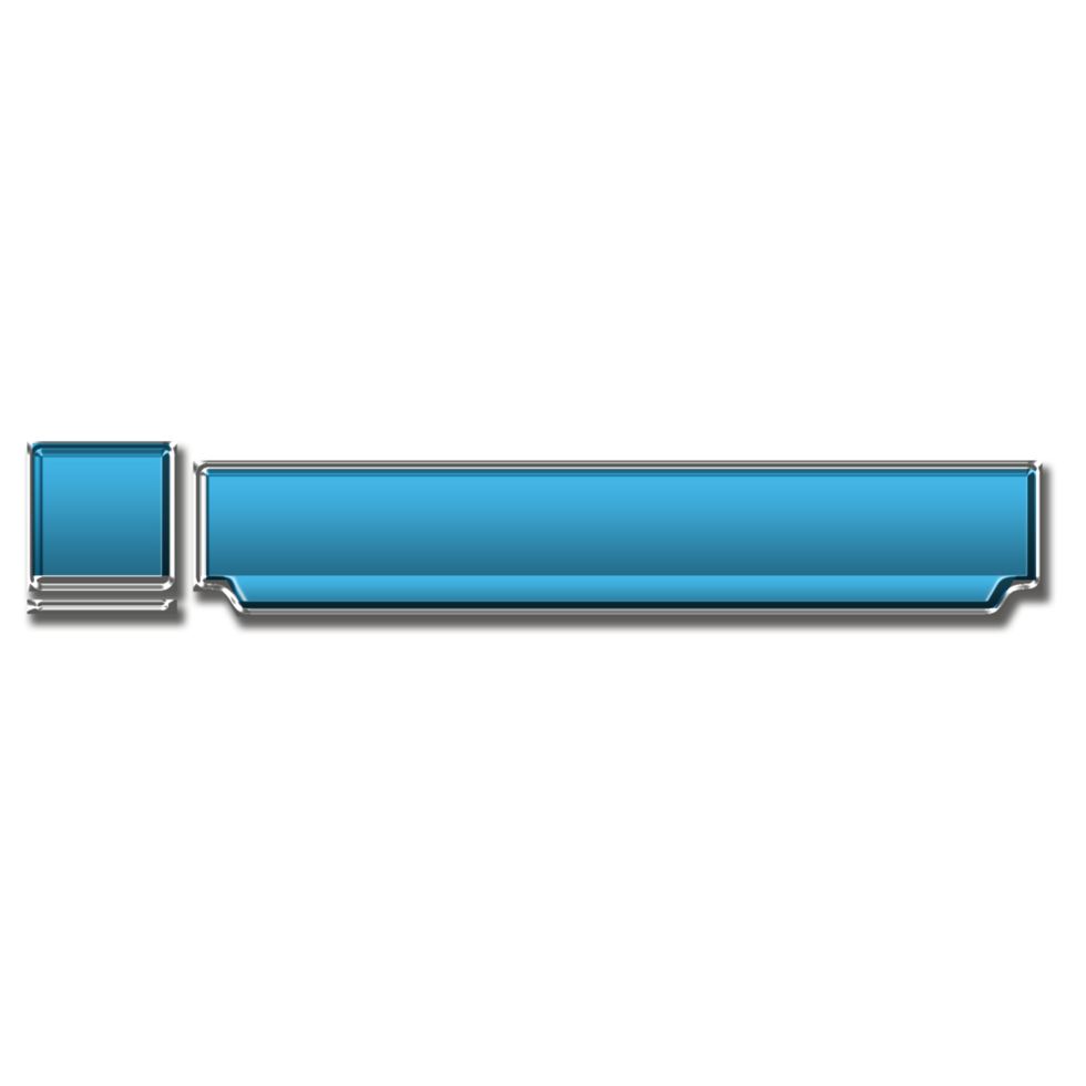Glassy title frame label banner lower third png